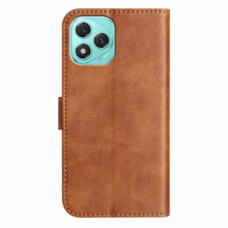 For Honor 400 Lite Global Dual-Folded S-shape Leather Phone Case