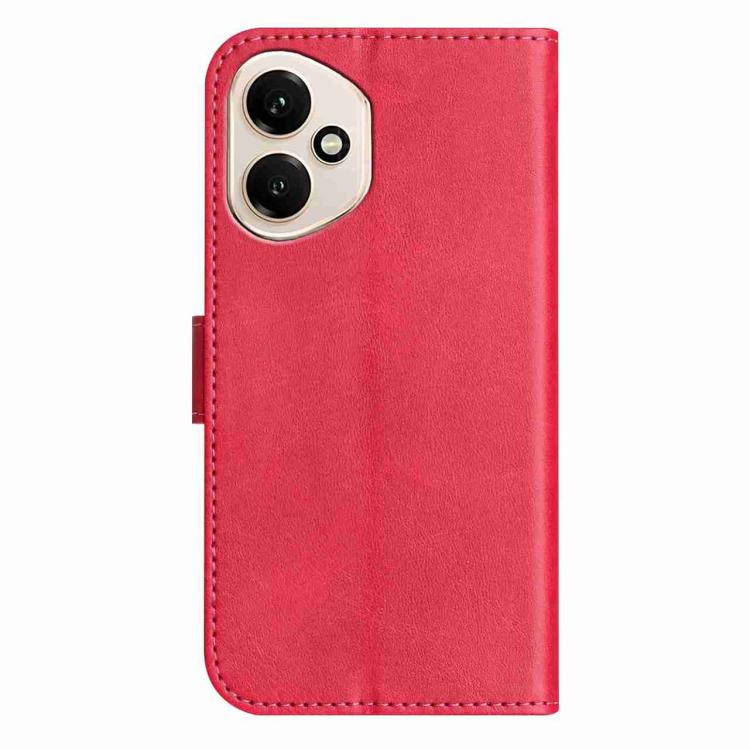 For Honor 400 Global Dual-Folded S-shape Leather Phone Case