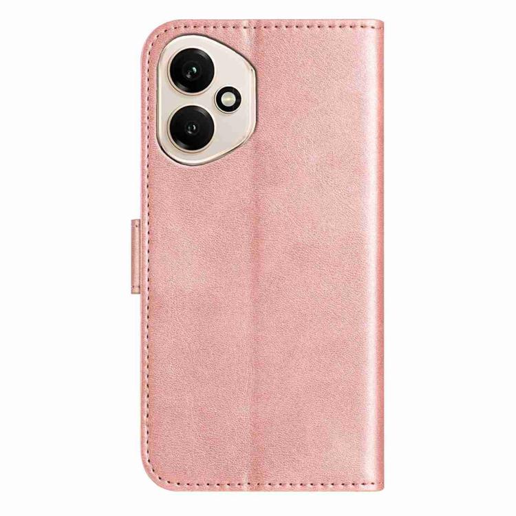 For Honor 400 Global Dual-Folded S-shape Leather Phone Case