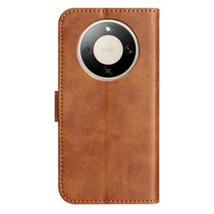 For Honor X9d 5G Global Dual-Folded S-shape Leather Phone Case