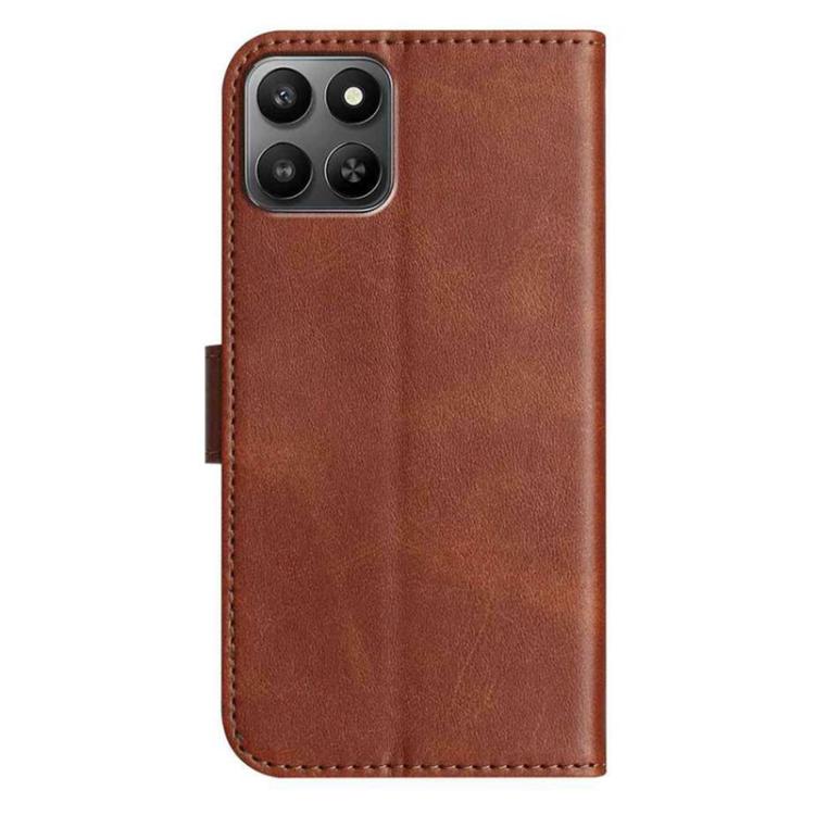 For Honor 400 Smart / X7d 5G Global Dual-Folded S-shape Leather Phone Case
