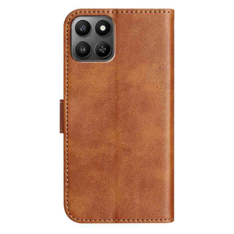 For Honor 400 Smart / X7d 5G Global Dual-Folded S-shape Leather Phone Case