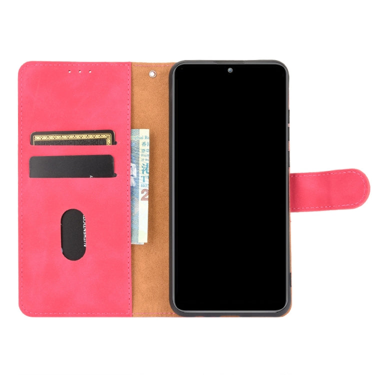 For Huawei Y6p Solid Color Skin Feel Magnetic Buckle Horizontal Flip Calf Texture PU Leather Case with Holder & Card Slots & Wallet