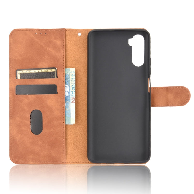For Huawei Maimang 9 / Mate 40 Lite Solid Color Skin Feel Magnetic Buckle Horizontal Flip Calf Texture PU Leather Case with Holder & Card Slots & Wallet