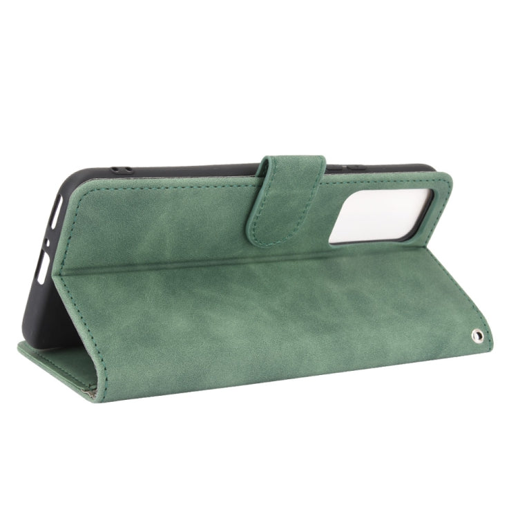 For Huawei Honor X10 5G Solid Color Skin Feel Magnetic Buckle Horizontal Flip Calf Texture PU Leather Case with Holder & Card Slots & Wallet