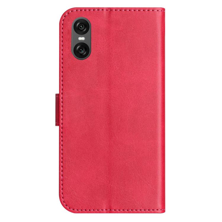 For Sony Xperia 10 VI 2024 Dual-Folded S-shape Leather Phone Case