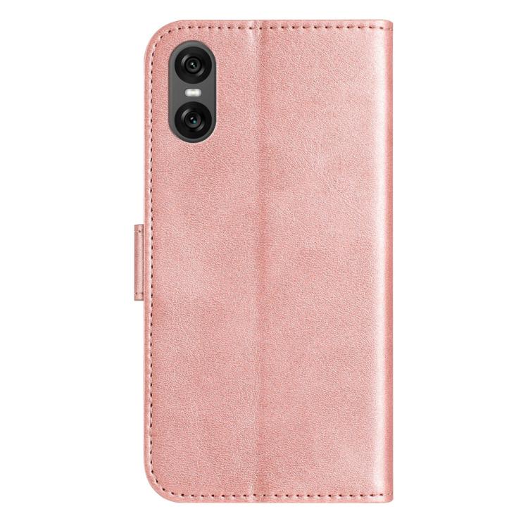 For Sony Xperia 10 VI 2024 Dual-Folded S-shape Leather Phone Case