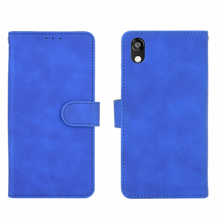 For Huawei Honor 8S / Y5 (2019) Solid Color Skin Feel Magnetic Buckle Horizontal Flip Calf Texture PU Leather Case with Holder & Card Slots & Wallet