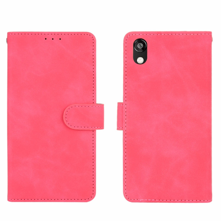 For Huawei Honor 8S / Y5 (2019) Solid Color Skin Feel Magnetic Buckle Horizontal Flip Calf Texture PU Leather Case with Holder & Card Slots & Wallet