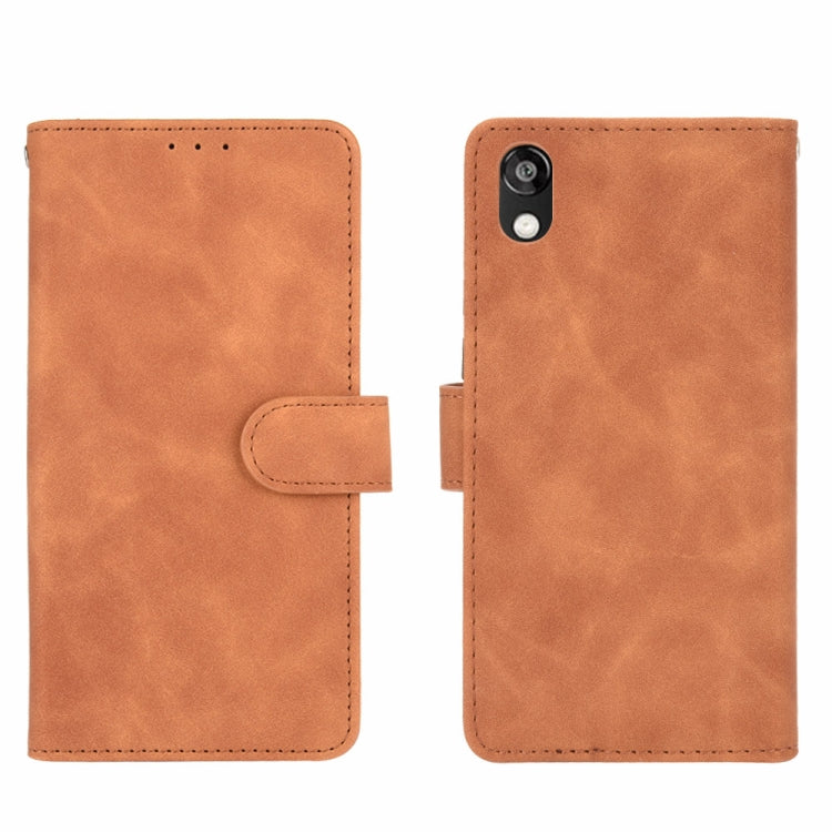 For Huawei Honor 8S / Y5 (2019) Solid Color Skin Feel Magnetic Buckle Horizontal Flip Calf Texture PU Leather Case with Holder & Card Slots & Wallet