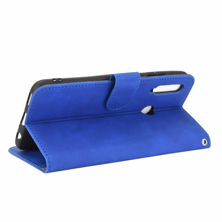 For Huawei Honor 10i / 20i / Enjoy 9s Solid Color Skin Feel Magnetic Buckle Horizontal Flip Calf Texture PU Leather Case with Holder & Card Slots & Wallet