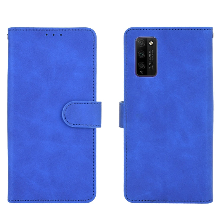 For Huawei Honor 30 Youth Solid Color Skin Feel Magnetic Buckle Horizontal Flip Calf Texture PU Leather Case with Holder & Card Slots & Wallet