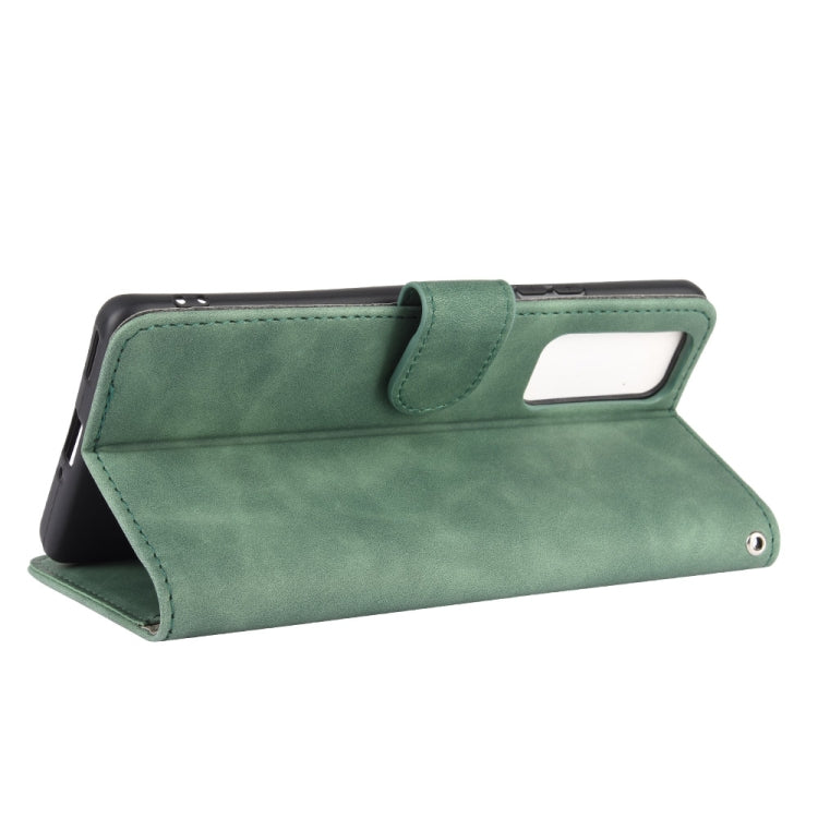 For Huawei Honor 30 Solid Color Skin Feel Magnetic Buckle Horizontal Flip Calf Texture PU Leather Case with Holder & Card Slots & Wallet