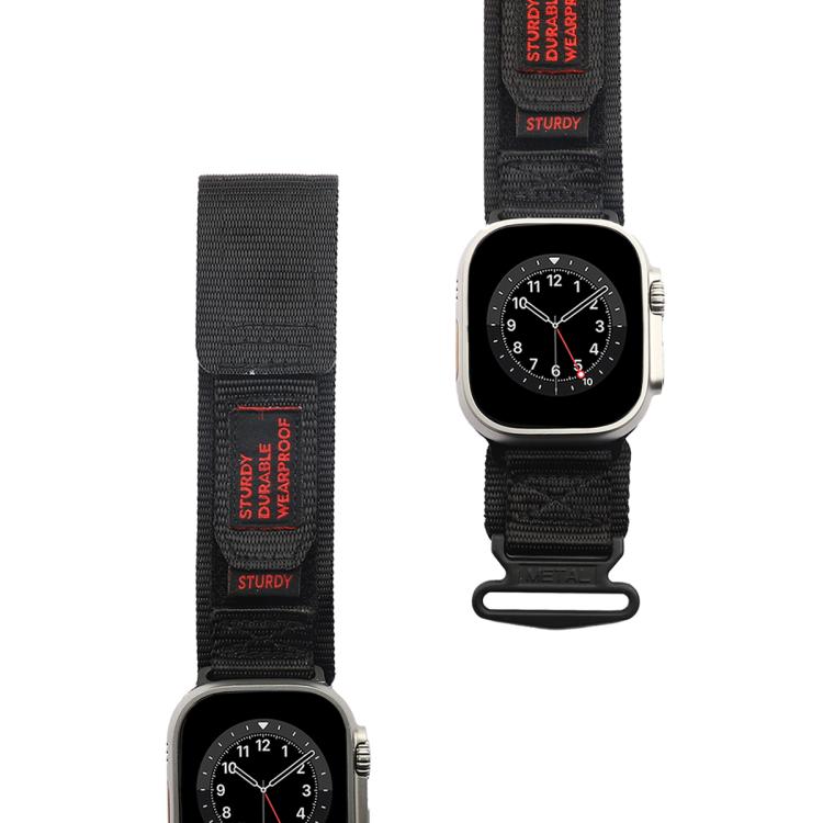 For Apple Watch 42mm / 41mm / 40mm / 38mm Kalebol Simple Two Section Nylon Strap
