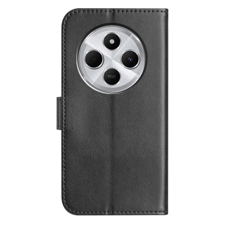 For Redmi 14C 4G Dual-Folded S-shape Leather Phone Case