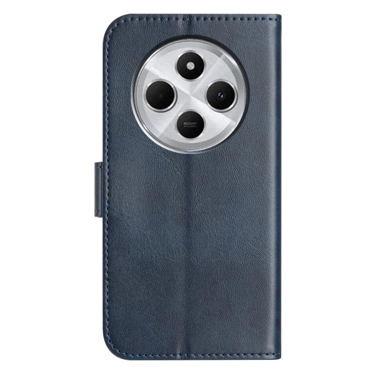 For Redmi 14C 4G Dual-Folded S-shape Leather Phone Case