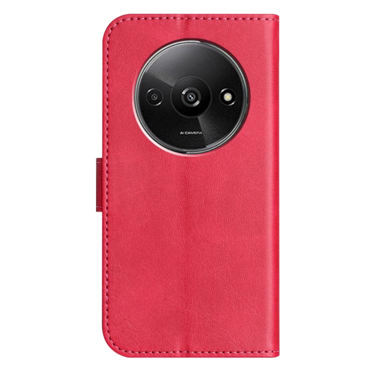 For Redmi A3 / Poco C61 Dual-Folded S-shape Leather Phone Case