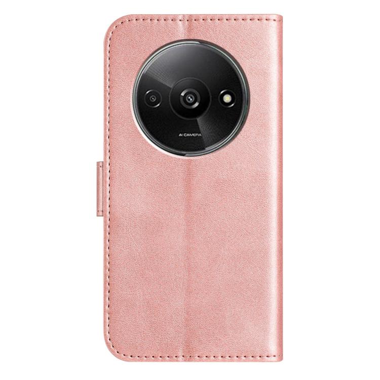 For Redmi A3 / Poco C61 Dual-Folded S-shape Leather Phone Case