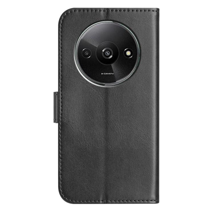 For Redmi A3 / Poco C61 Dual-Folded S-shape Leather Phone Case