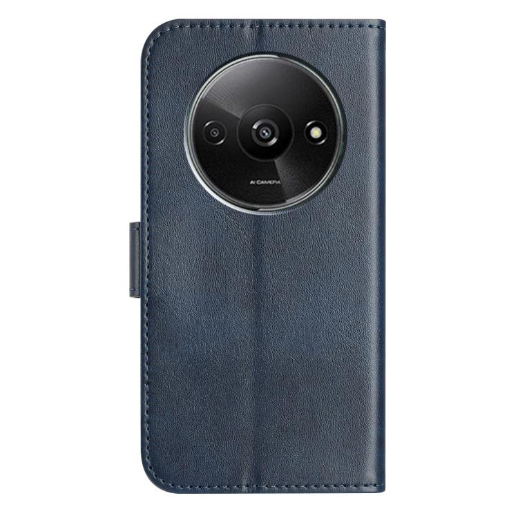 For Redmi A3 / Poco C61 Dual-Folded S-shape Leather Phone Case