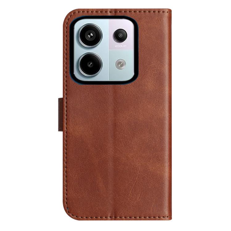 For Redmi Note 13 Pro 5G Dual-Folded S-shape Leather Phone Case