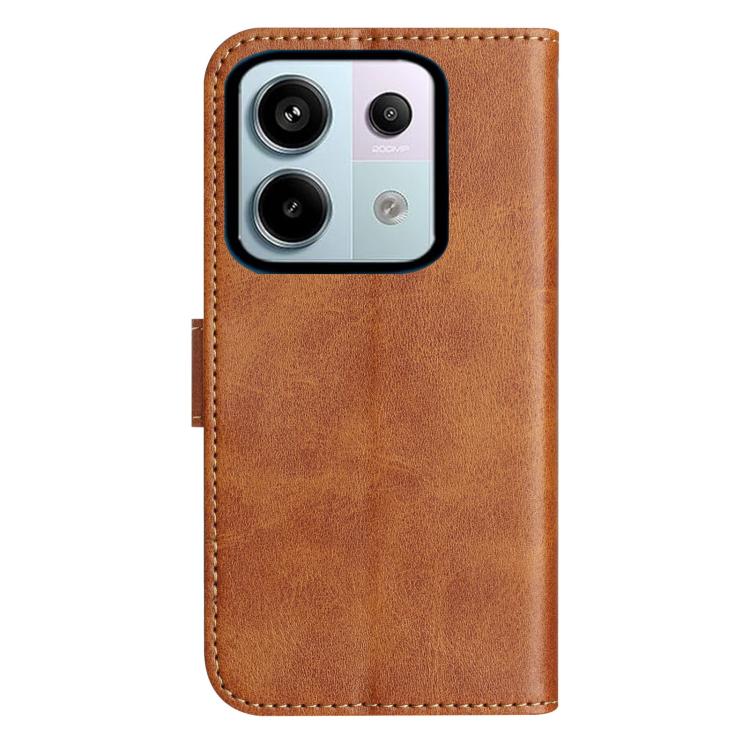 For Redmi Note 13 Pro 5G Dual-Folded S-shape Leather Phone Case