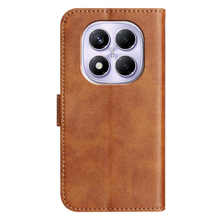 For Redmi Note 14 Pro 4G Dual-Folded S-shape Leather Phone Case