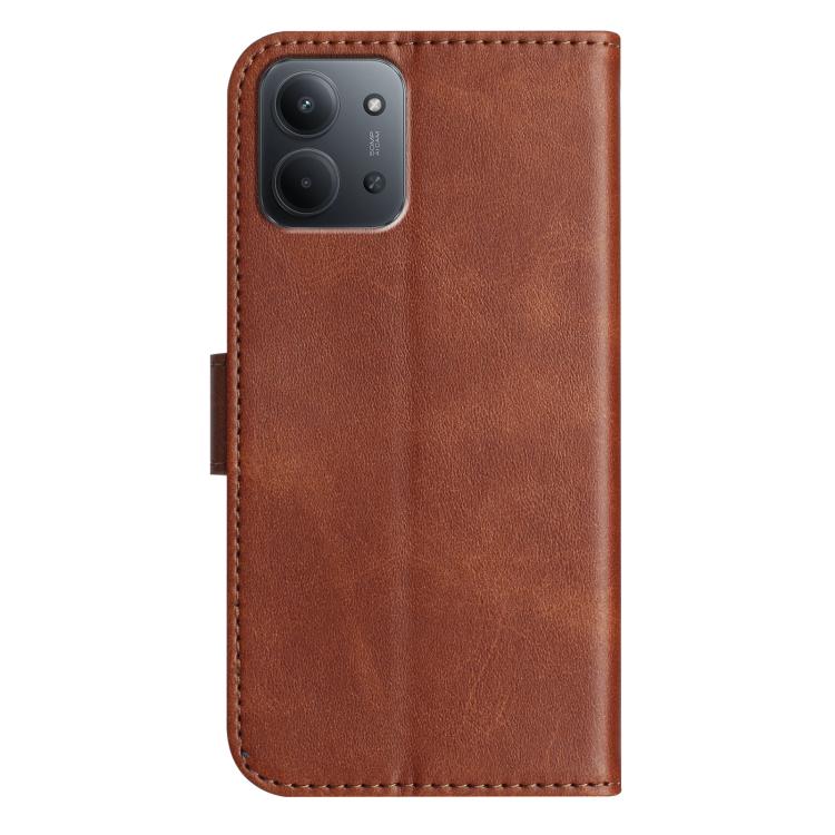 For Redmi 15C 5G / 4G Global 171mm Dual-Folded S-shape Leather Phone Case