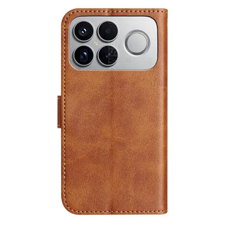 For Redmi K90 Pro Max / Poco F8 Ultra Dual-Folded S-shape Leather Phone Case
