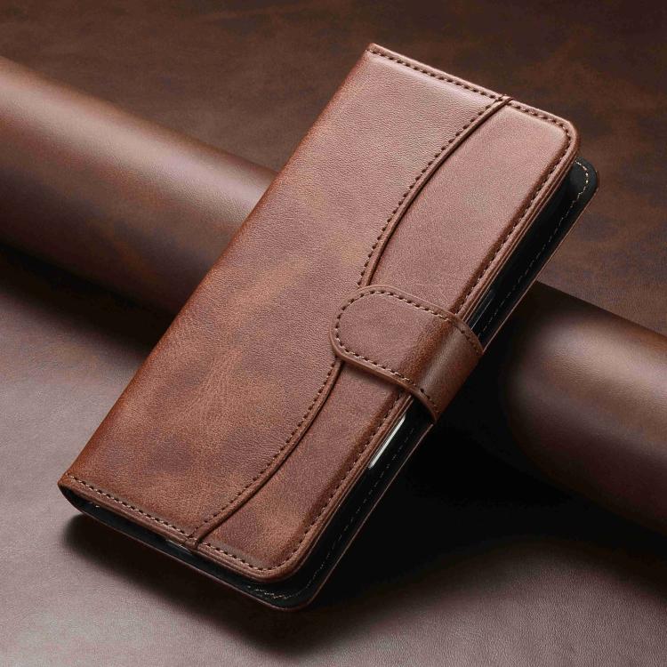 For Xiaomi 15 Pro Dual-Folded S-shape Leather Phone Case