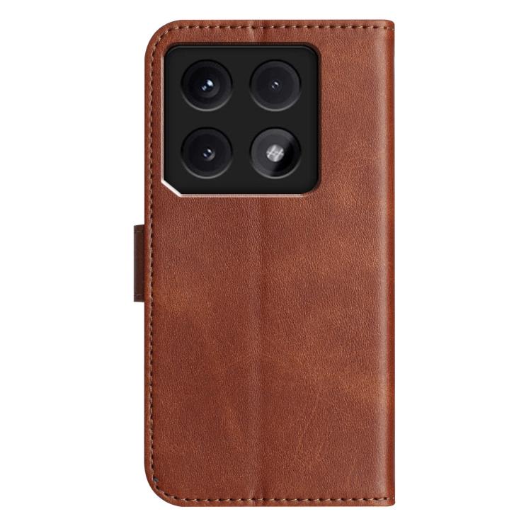 For Xiaomi 14T Pro Dual-Folded S-shape Leather Phone Case
