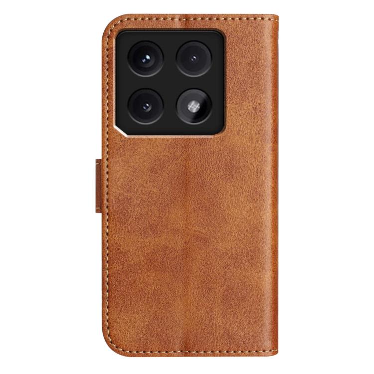 For Xiaomi 14T Pro Dual-Folded S-shape Leather Phone Case