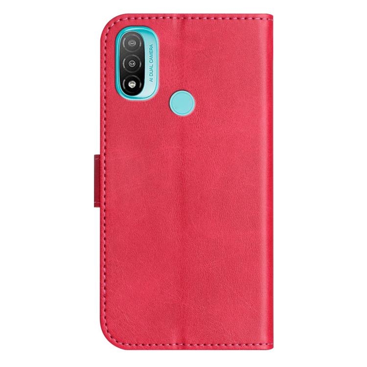 For Motorola Moto E20 / E30 / E40 Dual-Folded S-shape Leather Phone Case