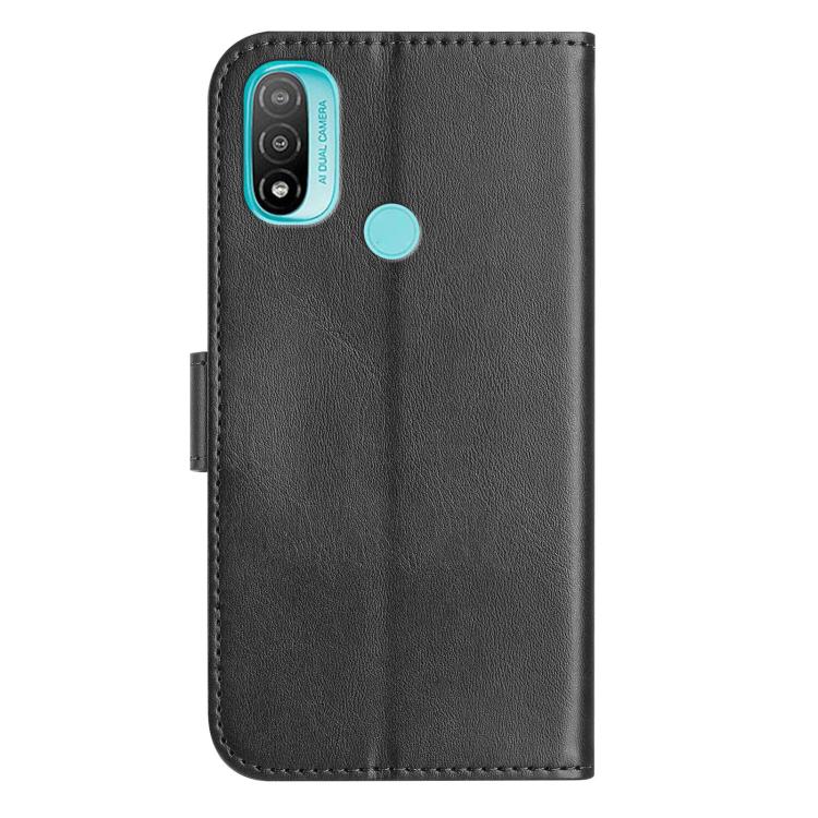 For Motorola Moto E20 / E30 / E40 Dual-Folded S-shape Leather Phone Case