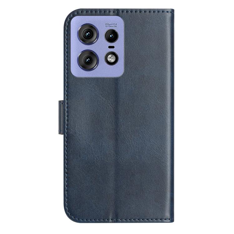 For Motorola Edge 50 Pro Dual-Folded S-shape Leather Phone Case