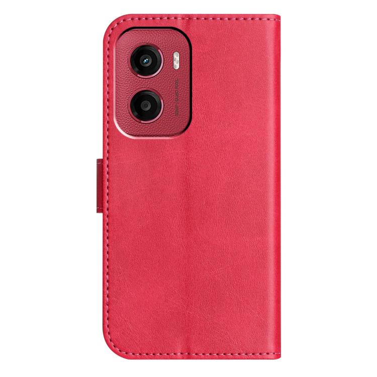 For Motorola Moto G05 Dual-Folded S-shape Leather Phone Case