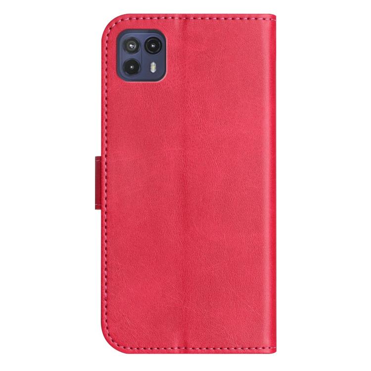 For Motorola Moto G50 5G Dual-Folded S-shape Leather Phone Case
