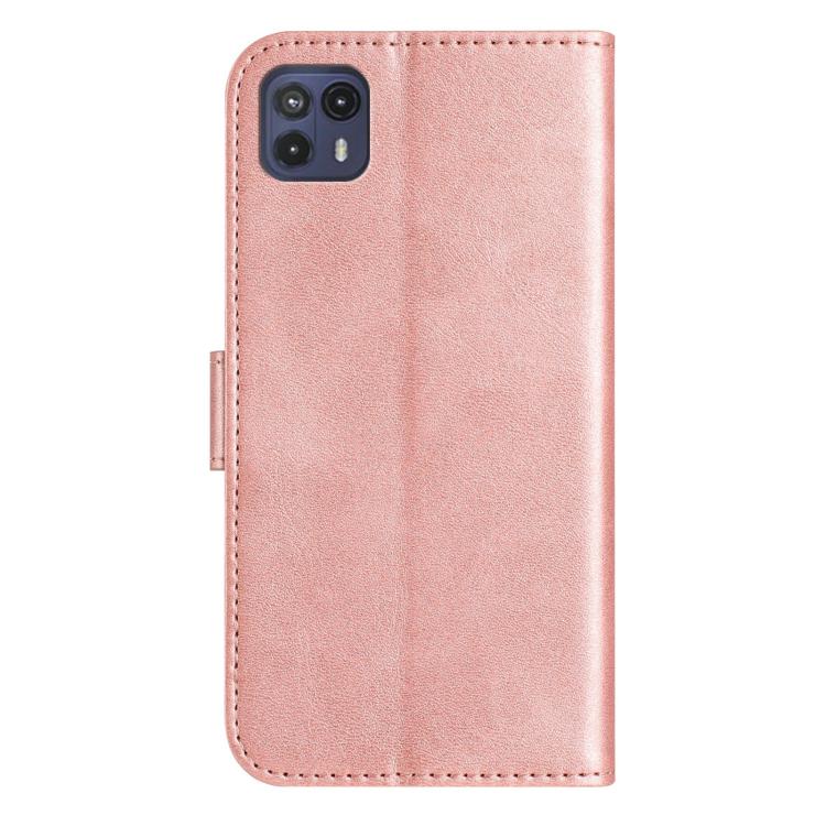For Motorola Moto G50 5G Dual-Folded S-shape Leather Phone Case