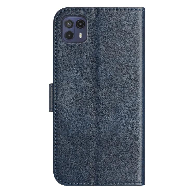 For Motorola Moto G50 5G Dual-Folded S-shape Leather Phone Case
