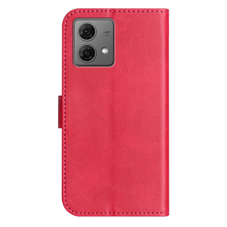 For Motorola Moto G84 5G Dual-Folded S-shape Leather Phone Case