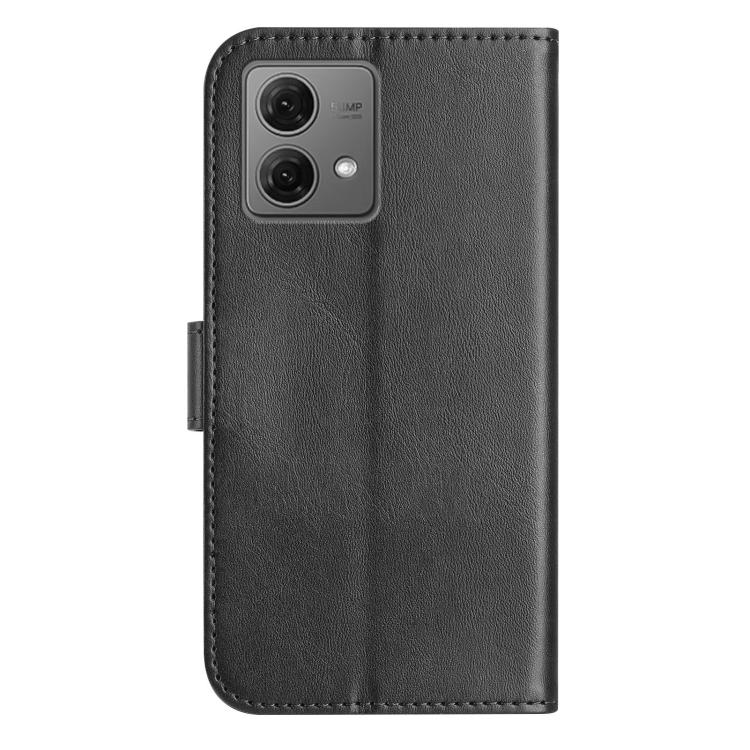 For Motorola Moto G84 5G Dual-Folded S-shape Leather Phone Case