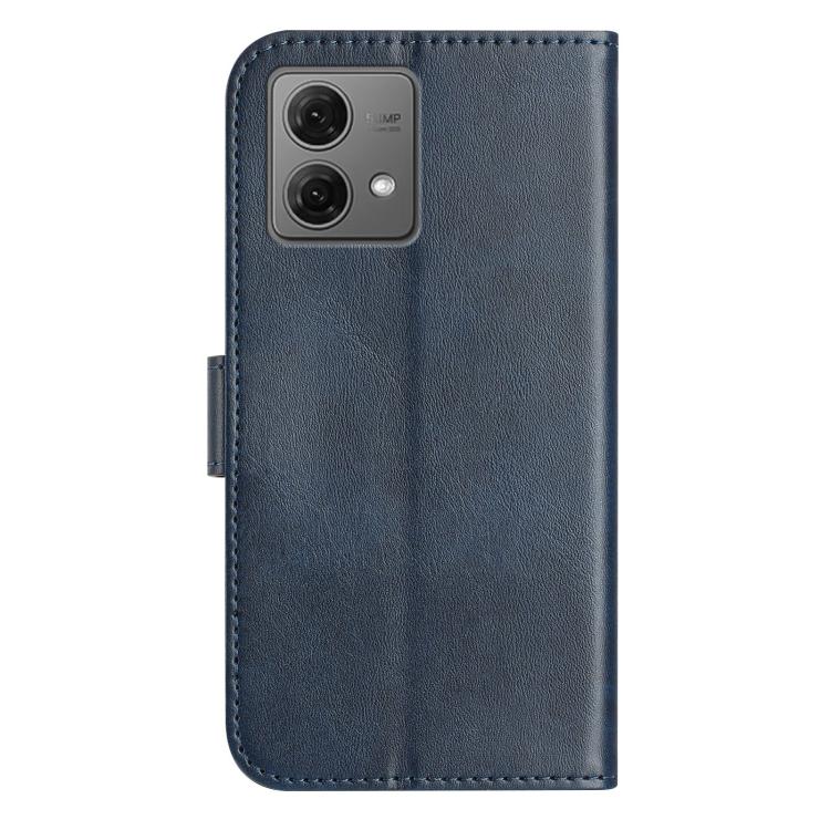 For Motorola Moto G84 5G Dual-Folded S-shape Leather Phone Case