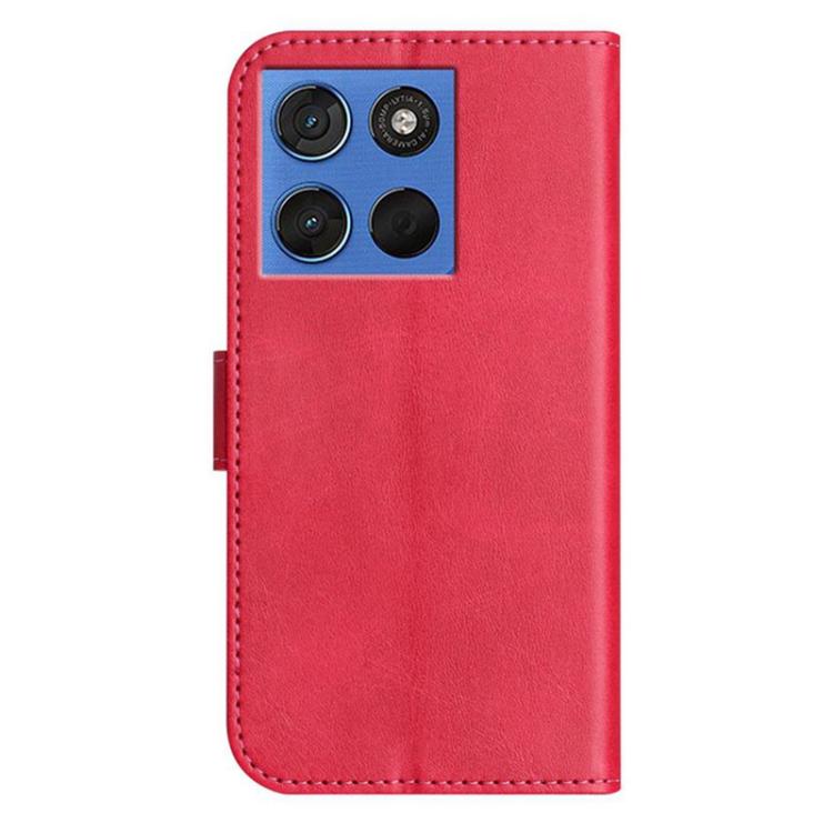 For Motorola Edge 70 5G Dual-Folded S-shape Leather Phone Case
