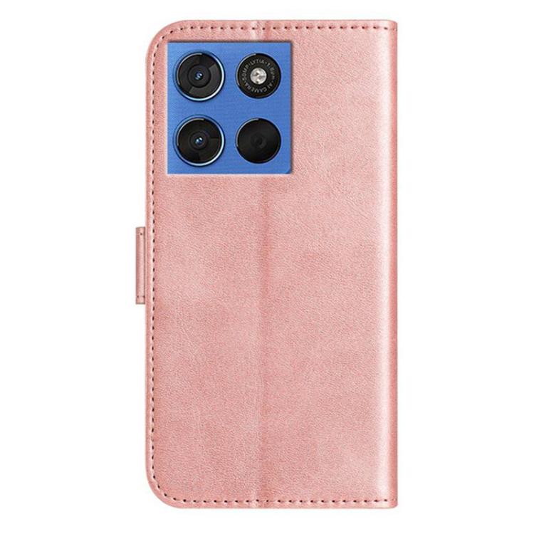 For Motorola Moto G86 Power 5G Dual-Folded S-shape Leather Phone Case