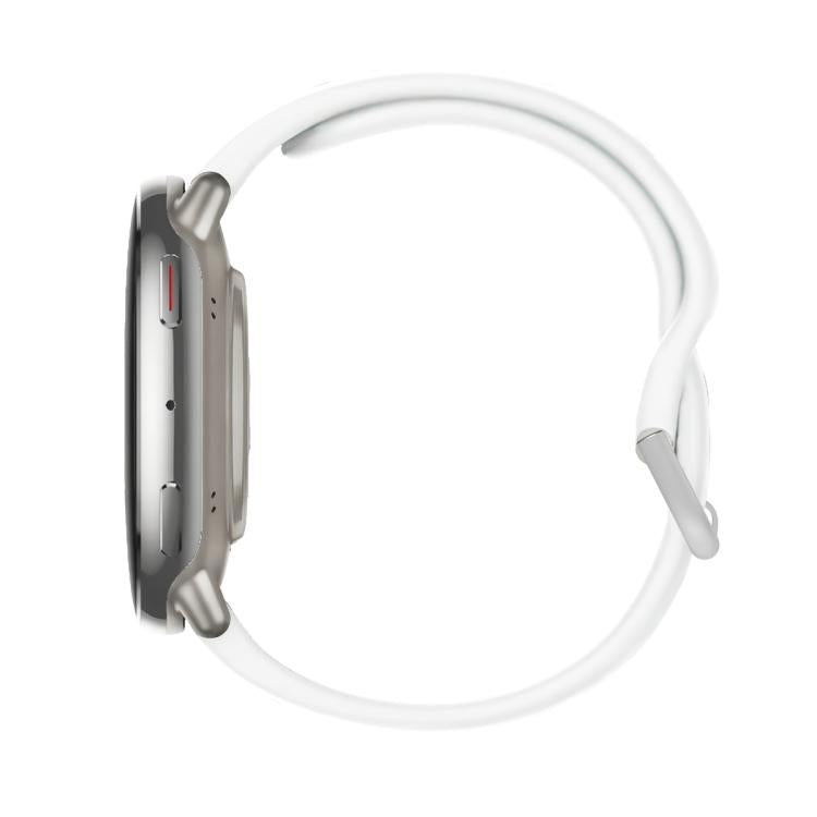 For Amazfit Active 2 Silver Buckle Silicone Sport Watch Band