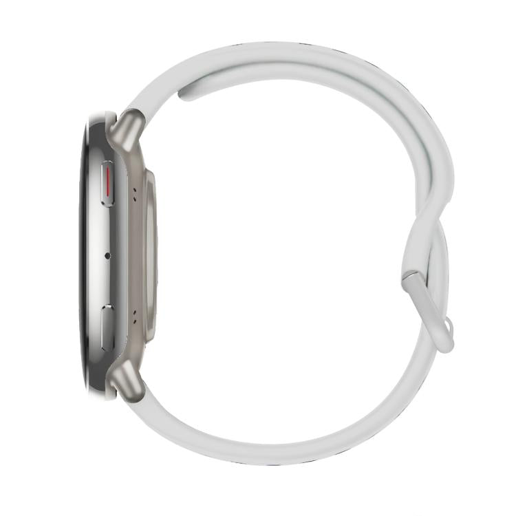For Amazfit Active 2 Silver Buckle Silicone Sport Watch Band