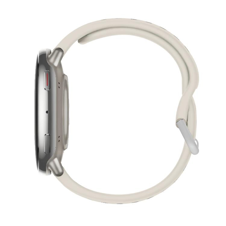 For Amazfit Active 2 Silver Buckle Silicone Sport Watch Band