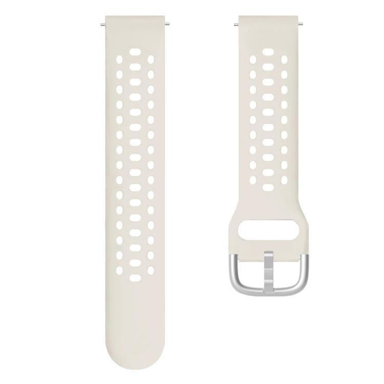 For Amazfit Active 2 Silver Buckle Silicone Sport Watch Band