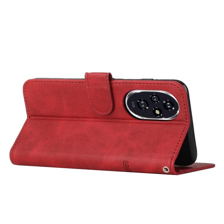 For Honor 200 Stitching Calf Texture Buckle Leather Phone Case