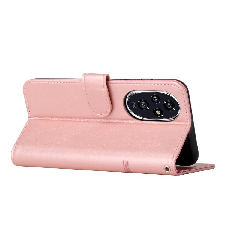 For Honor 200 Pro Stitching Calf Texture Buckle Leather Phone Case